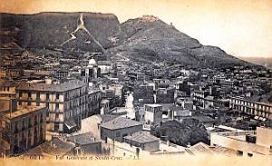 Oran - Vue Generale sur Santa-Cruz - Bd Marceau et Rue Dutertre a gauche
